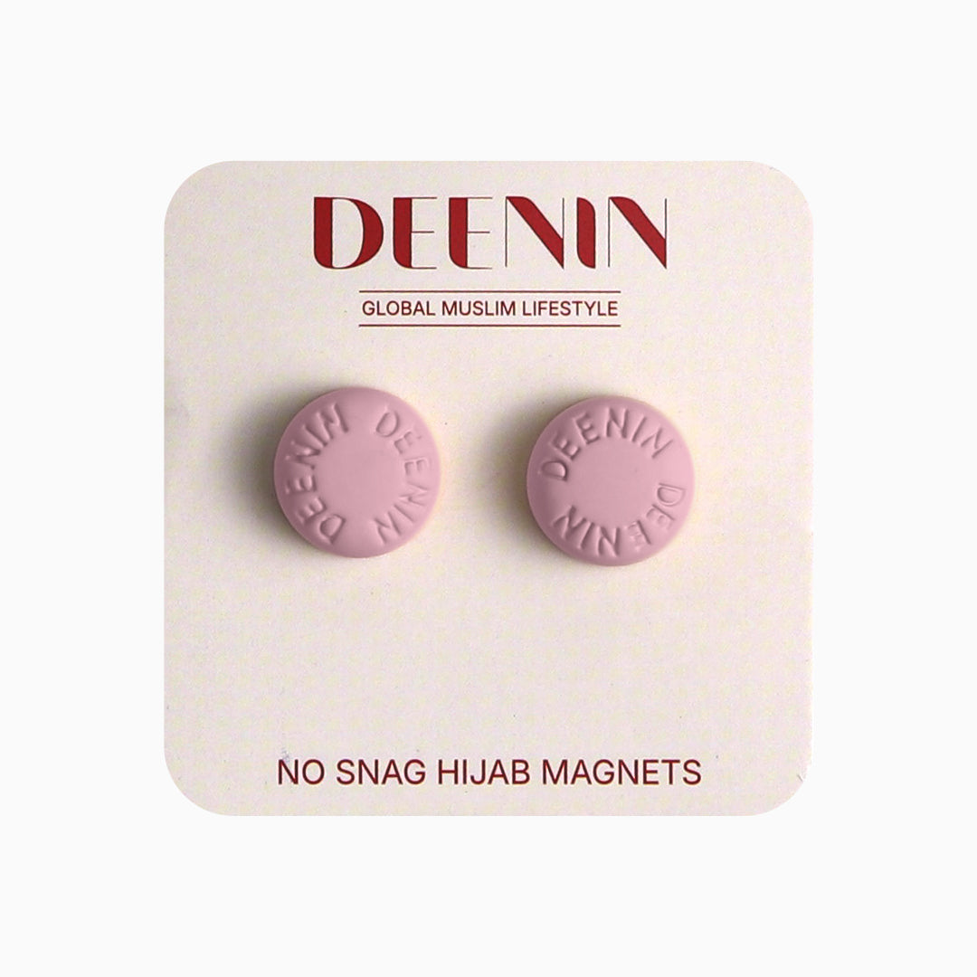 DEENIN Strong Magnetic Hijab Magnets - Secure Hold Without Damaging Your Scarf