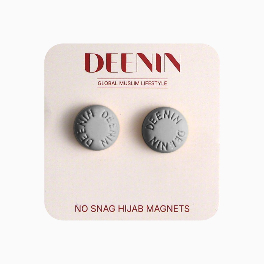 DEENIN Strong Magnetic Hijab Magnets - Secure Hold Without Damaging Your Scarf