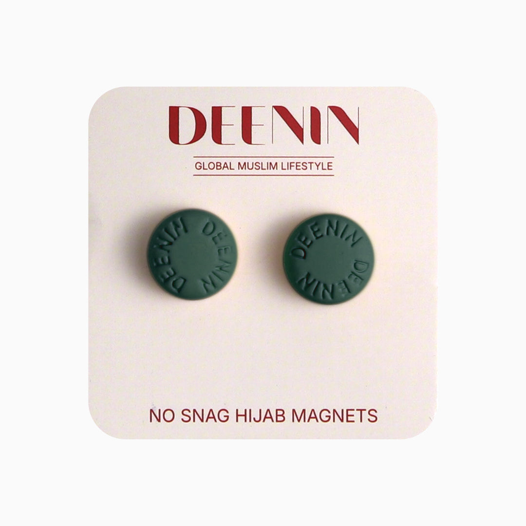 DEENIN Strong Magnetic Hijab Magnets - Secure Hold Without Damaging Your Scarf