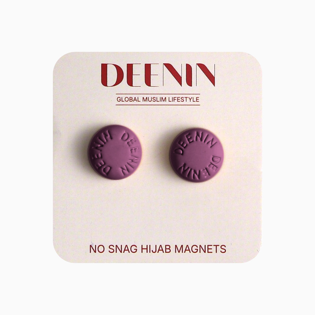 DEENIN Strong Magnetic Hijab Magnets - Secure Hold Without Damaging Your Scarf
