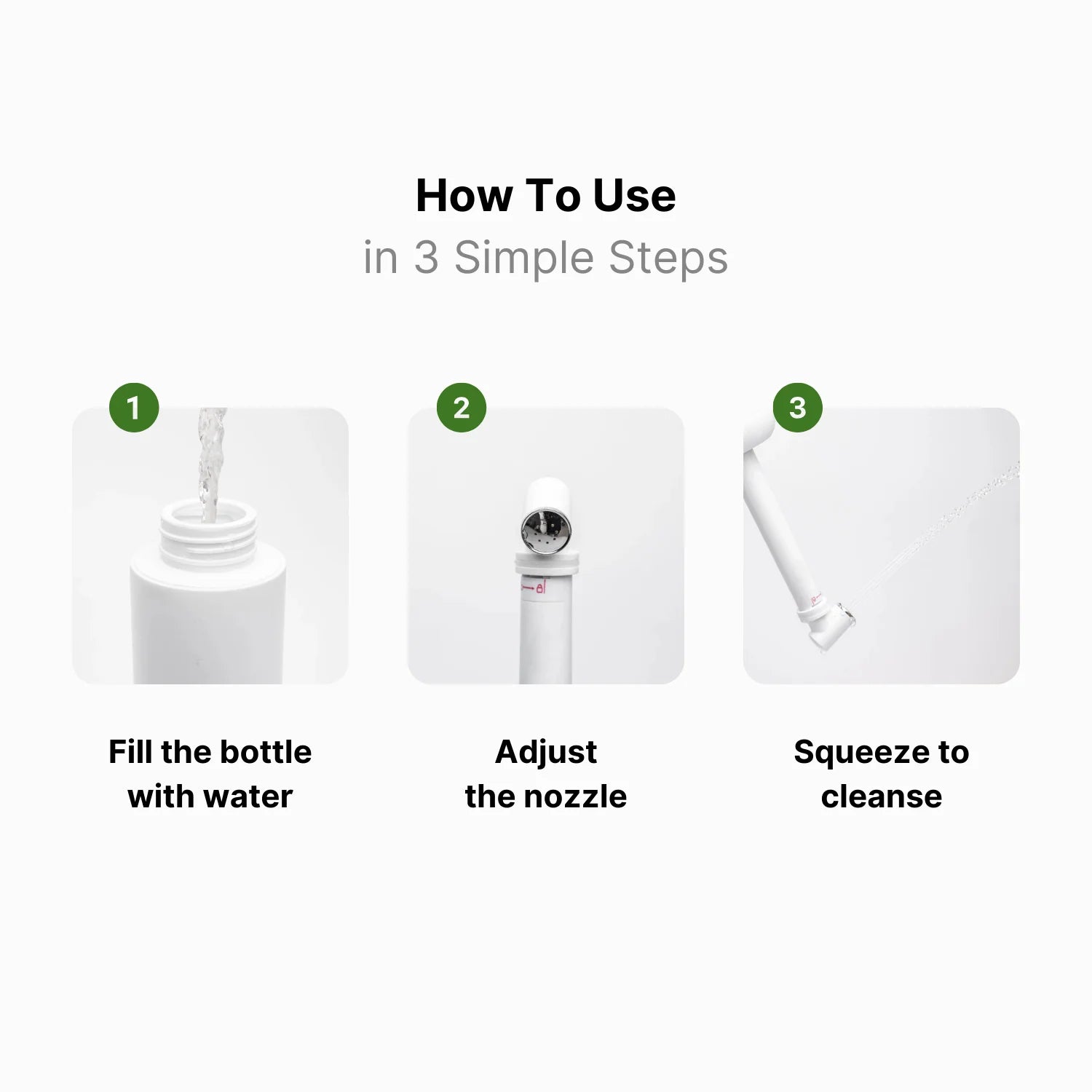 ABDEEZ Portable Bidet - Leakproof and Convenient Solution for Freshness on the Go