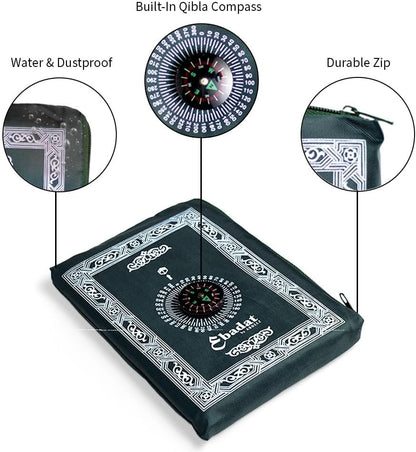 ABDEEZ Hajj Essentials Travel Kit– Portable Bidet, TWS & Prayer Mat