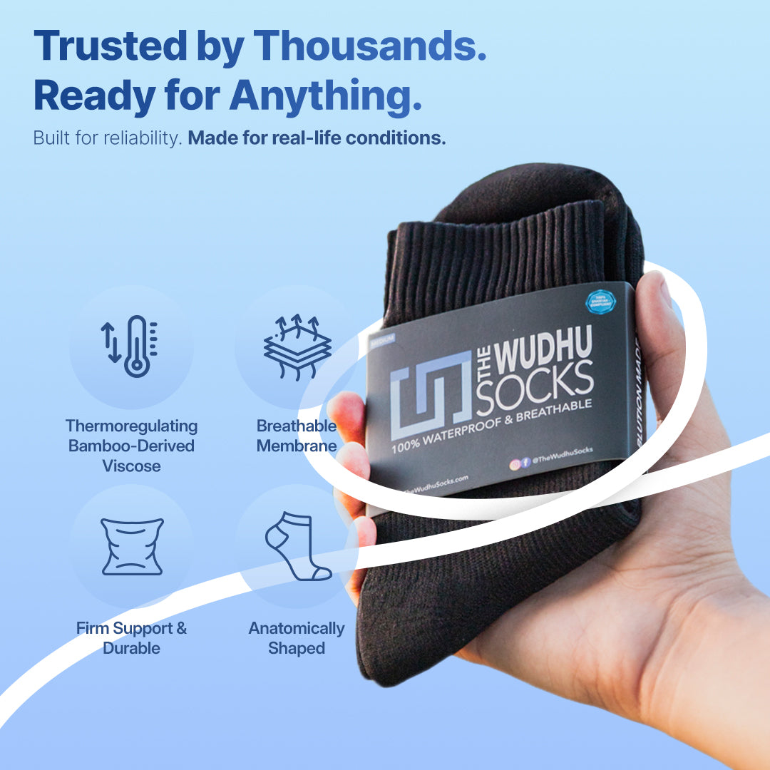 The Wudhu Socks - Ablution Made Easy!