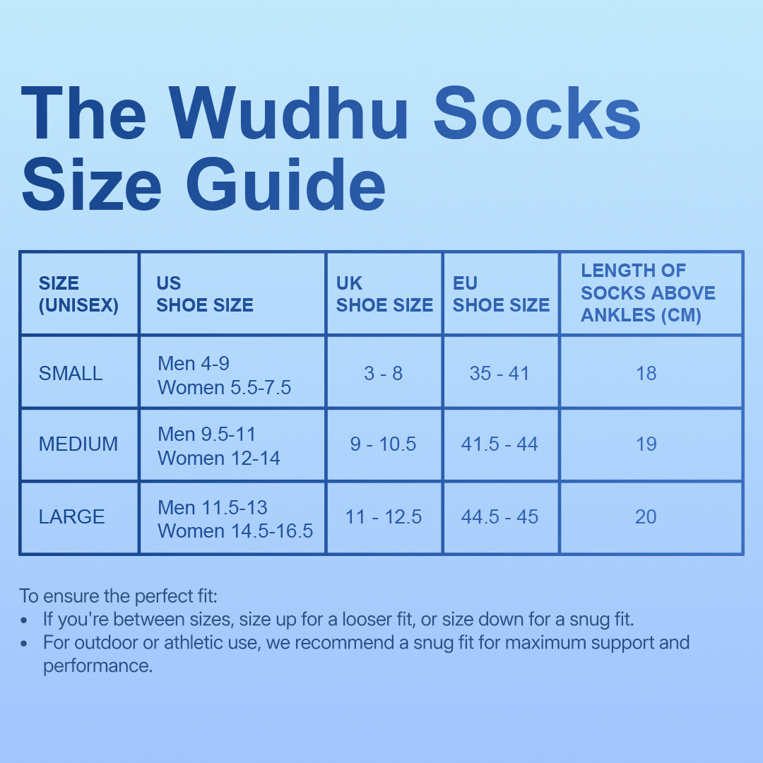 The Wudhu Socks - Ablution Made Easy!