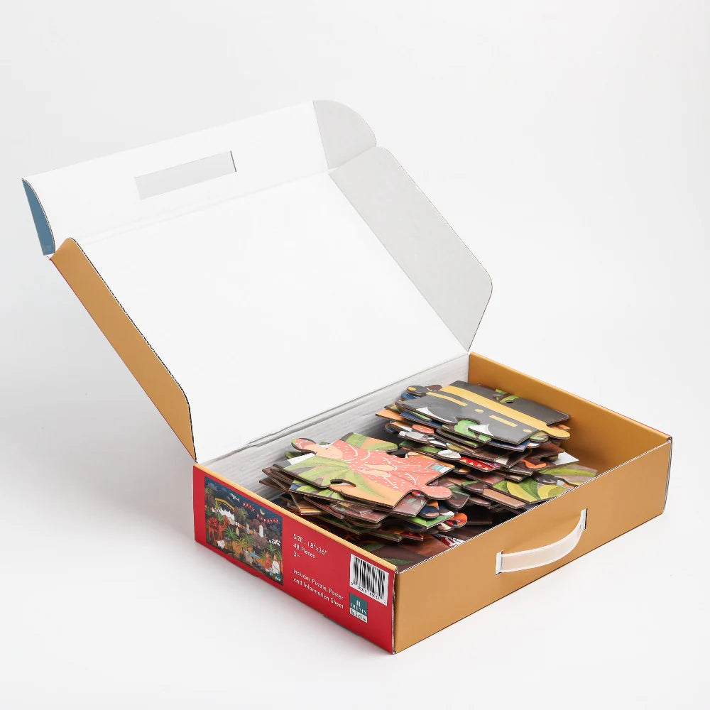 a blue wudhu towel placed on a blue surface