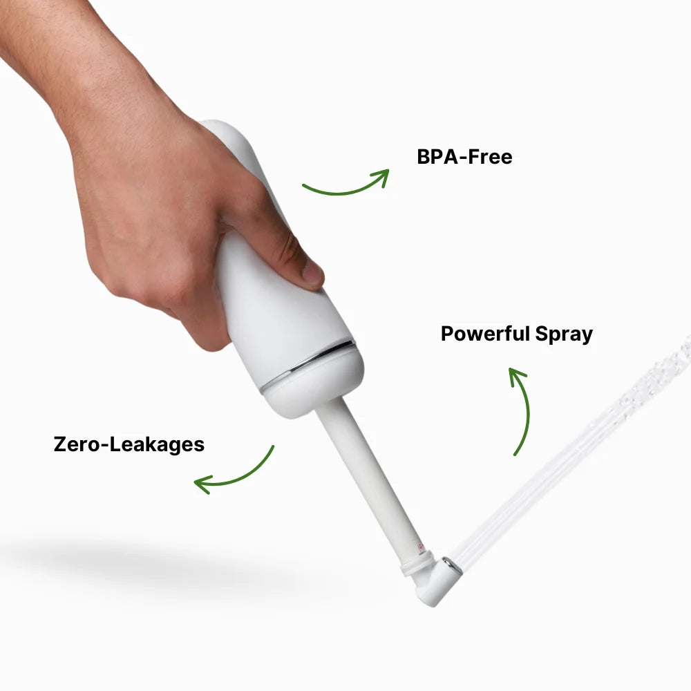 ABDEEZ Portable Bidet - Leakproof and Convenient Solution for Freshness on the Go