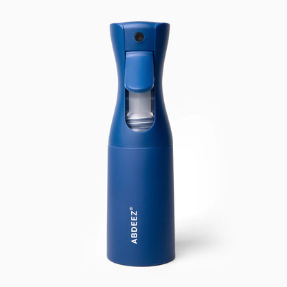 Blue wudhu spray bottle
