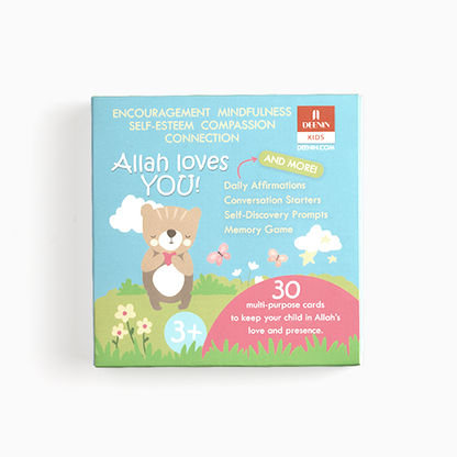 DEENIN Kids "Allah Loves You!" Affirmation and Memory Cards
