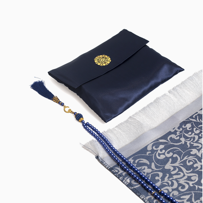 ebadat prayer mat in blue color