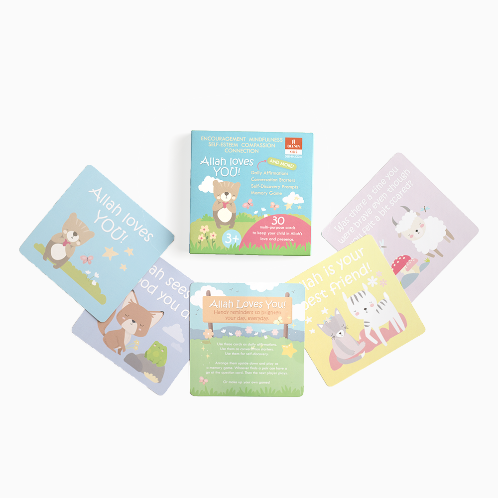 affirmation cards with box