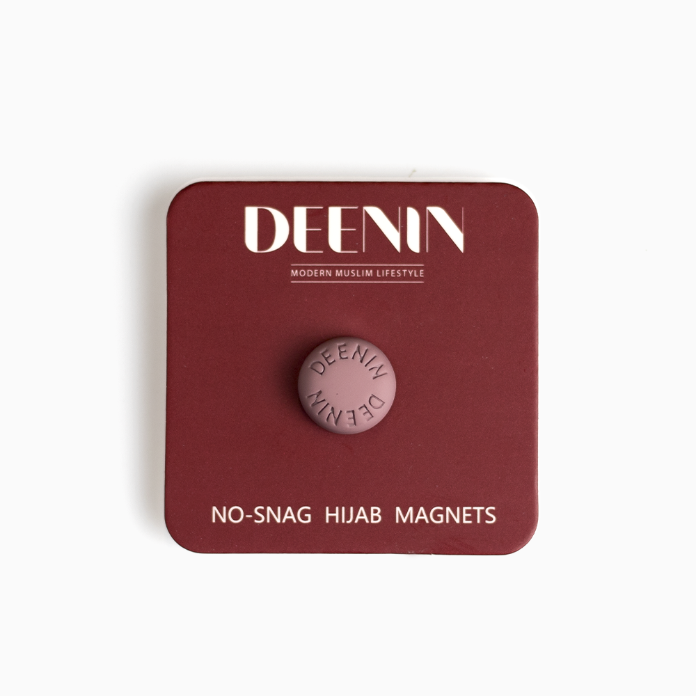DEENIN Strong Magnetic Hijab Magnets - Secure Hold Without Damaging Your Scarf